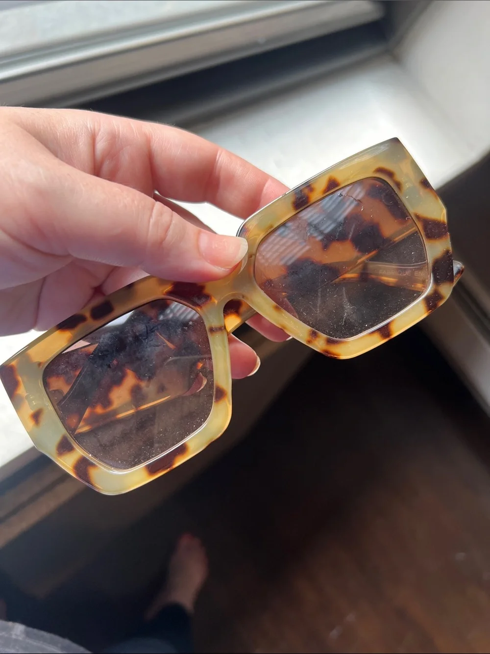 Tortoise Square Frame Sunglasses - Women Accessories